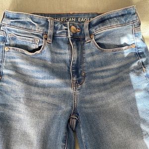 High rise skinny kick Jean